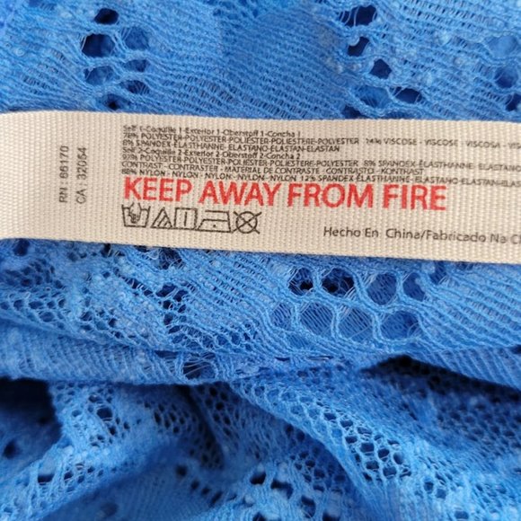 FREE PEOPLE MOVEMENT night rhythm lace bodysuit Sz L NEW - Picture 8 of 8